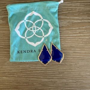 Kendra Scott Royal Blue Alexandra Drop Earrings